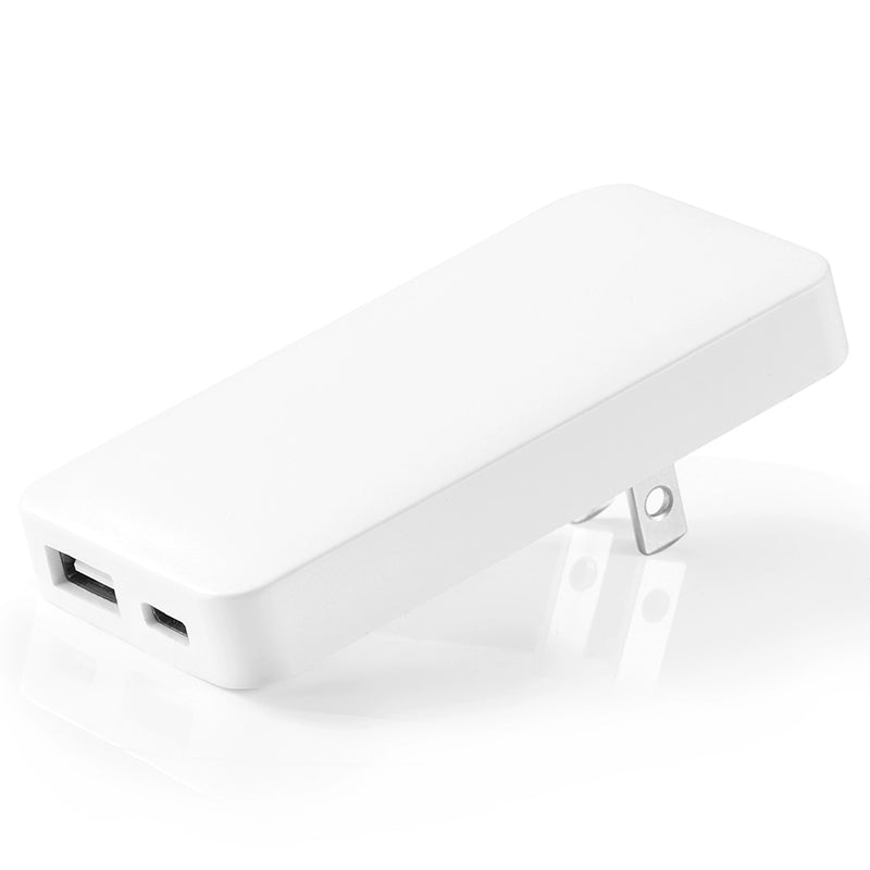 2-Pack Ultra-Slim 30W USB-C & USB-A Dual-Port Fast Charger