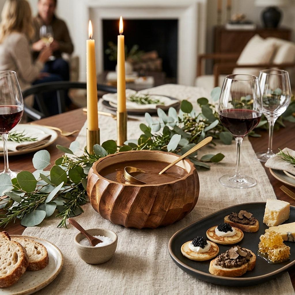 House of Avana Pink Mango Wood Gravy Bowl
