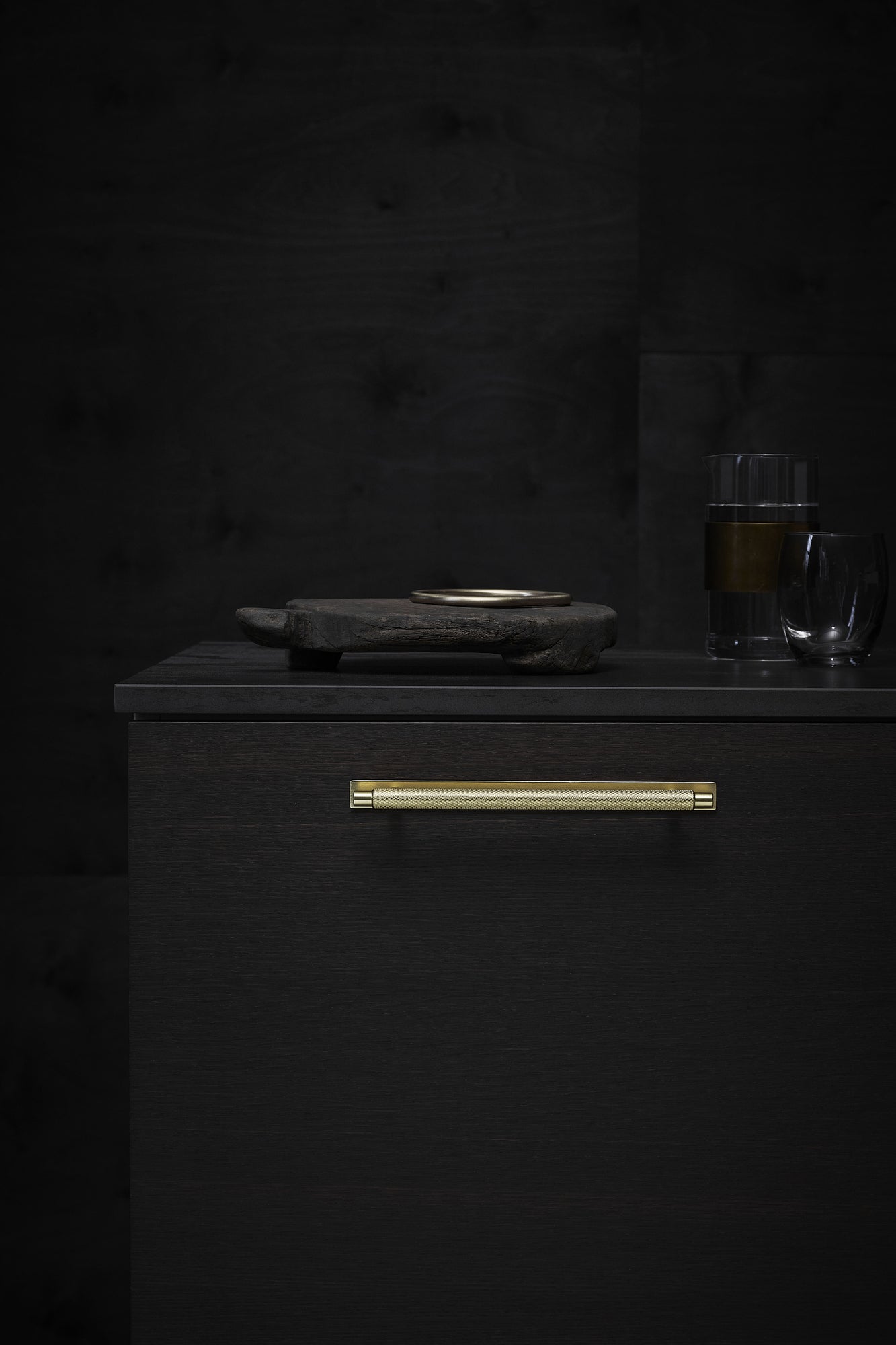 Knurled Brushed Gold 