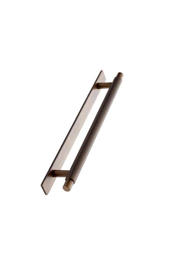 Knurled Backplate Antique Bronze 