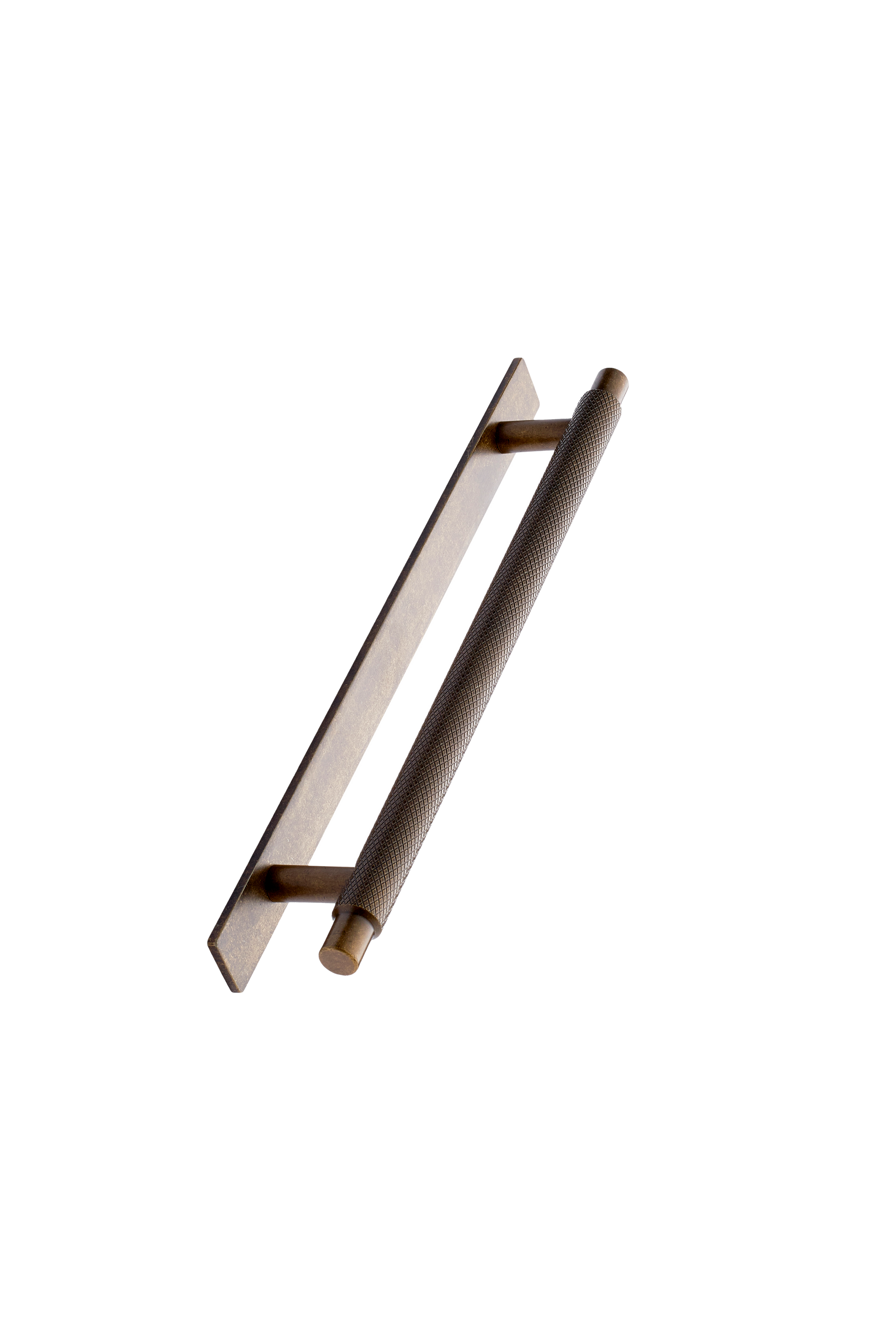 Knurled Backplate Antique Bronze 