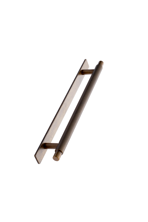 Knurled Backplate Antique Bronze 