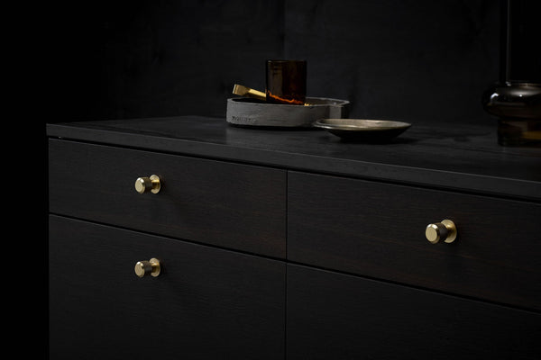 Knurled Brushed Gold 