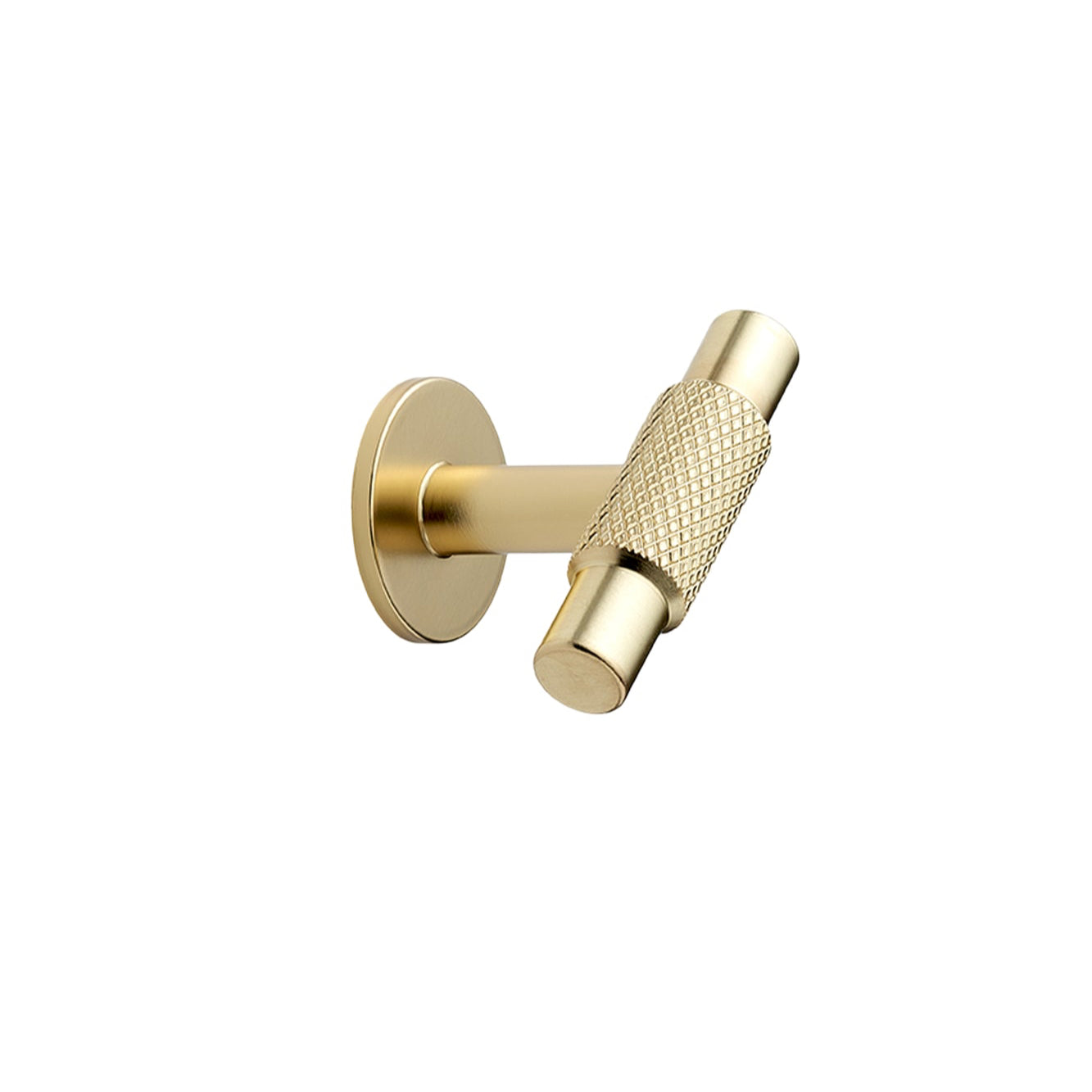 Knurled Brushed Gold 