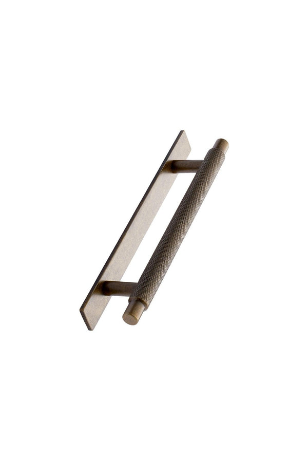 Knurled Backplate Antique Bronze 