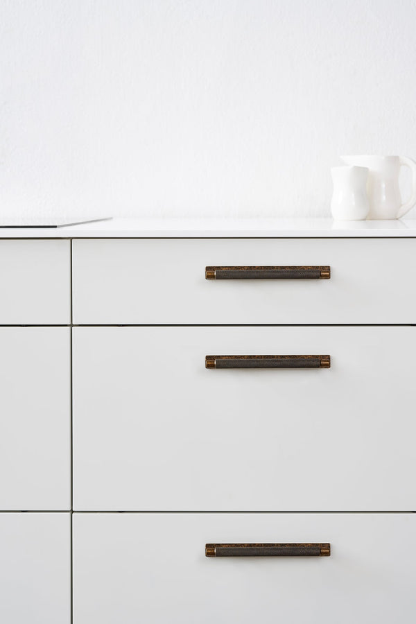 Knurled Backplate Antique Bronze 