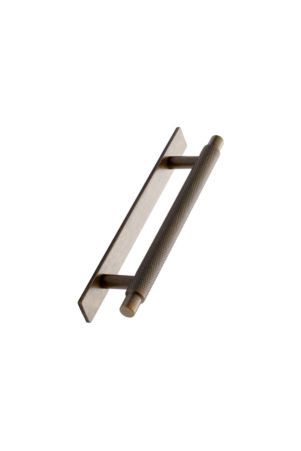 Knurled Backplate Antique Bronze 
