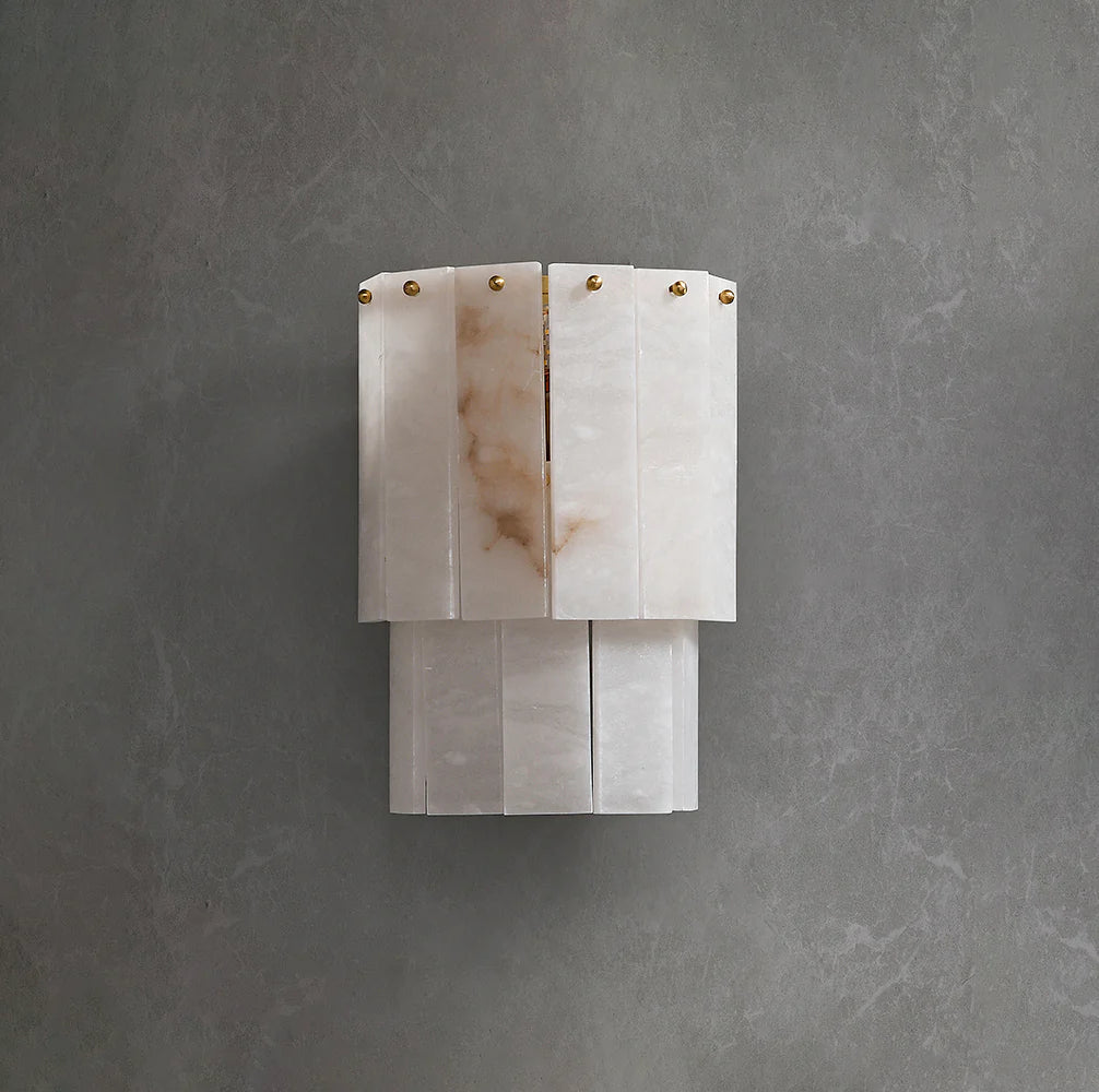 Marble 2 Layer Wall Lamp