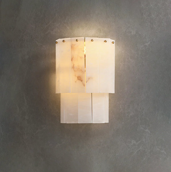 Marble 2 Layer Wall Lamp