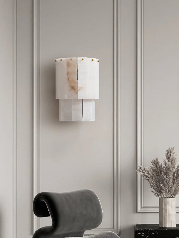 Marble 2 Layer Wall Lamp