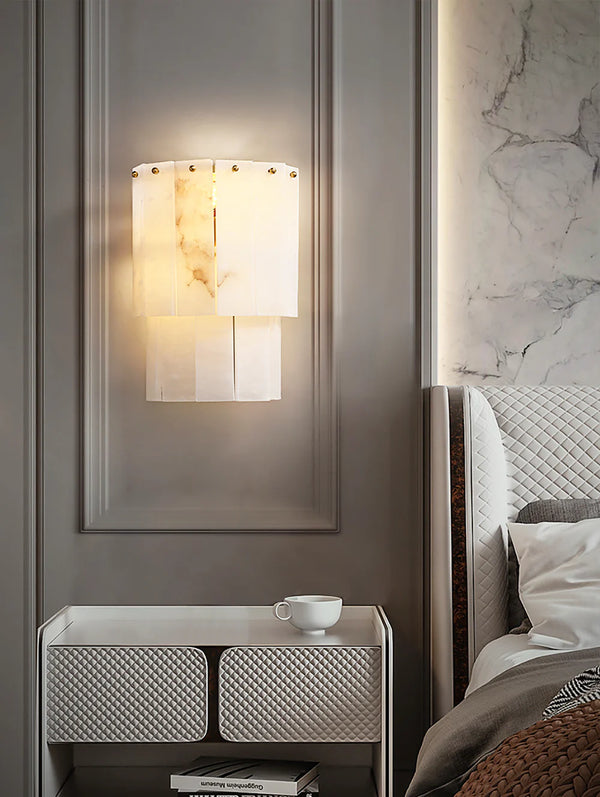 Marble 2 Layer Wall Lamp