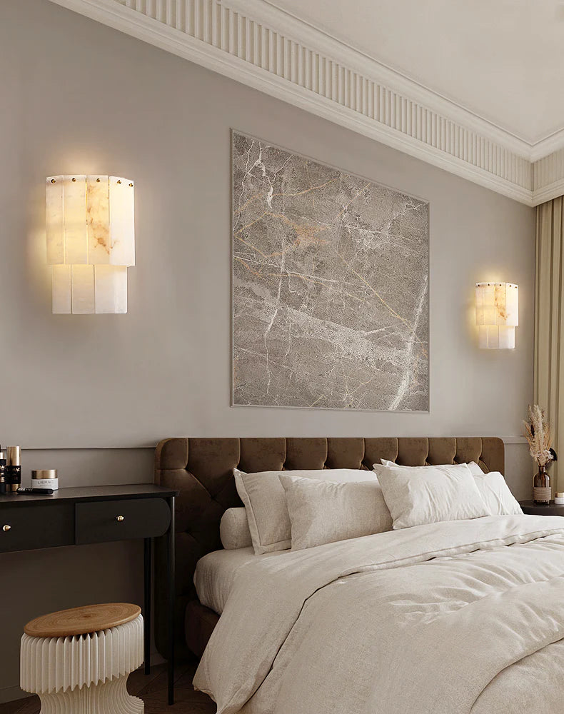 Marble 2 Layer Wall Lamp