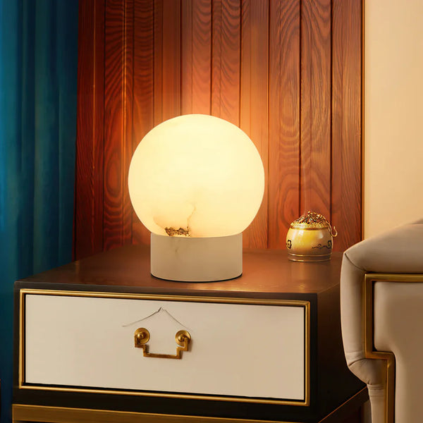 Marble Ball Table Lamp