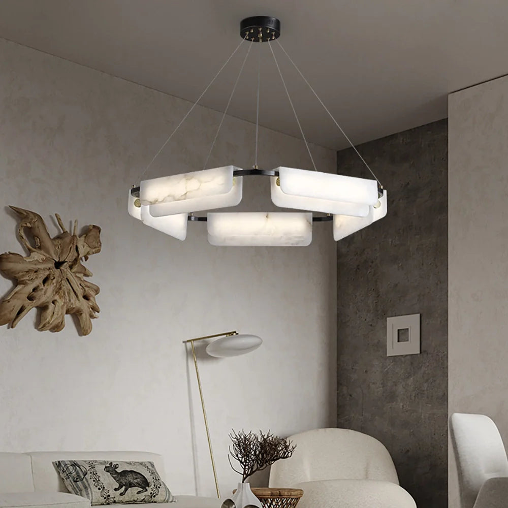 Alabaster Modern Chandelier