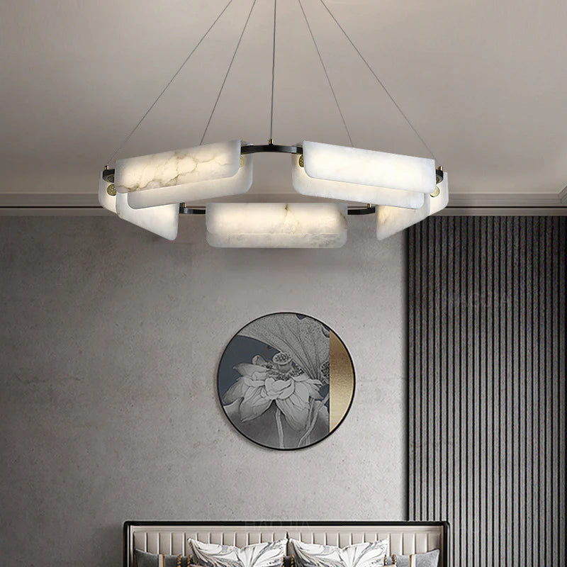 Alabaster Modern Chandelier