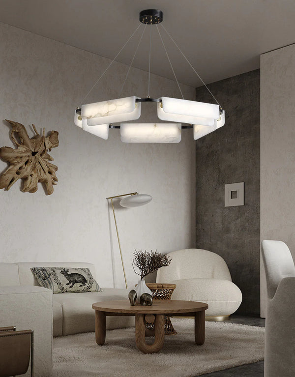 Alabaster Modern Chandelier