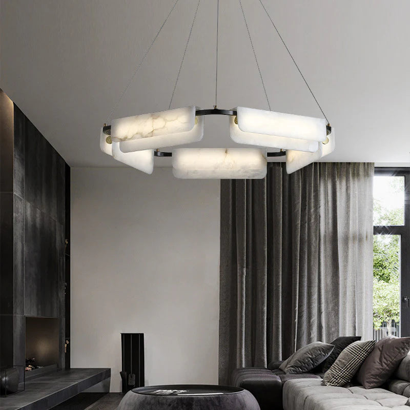 Alabaster Modern Chandelier