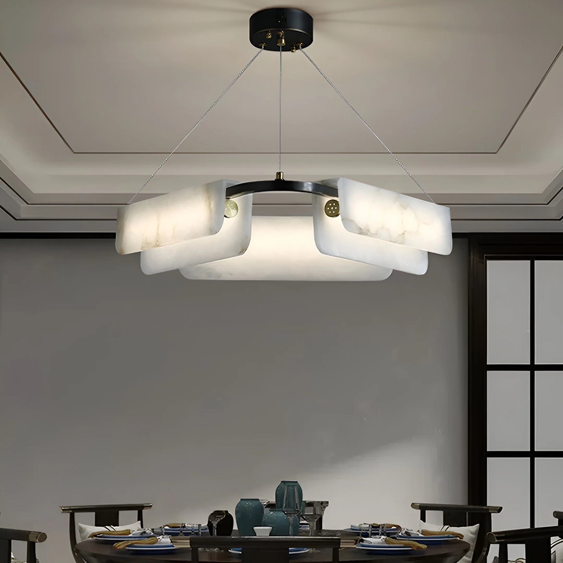 Alabaster Modern Chandelier