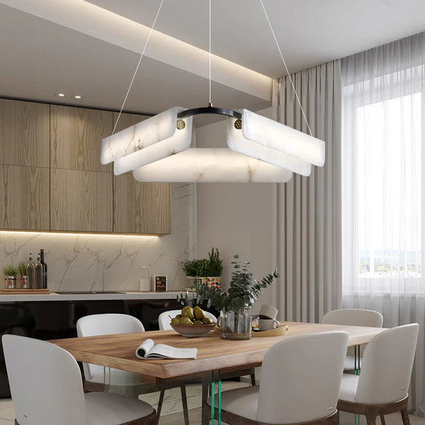 Alabaster Modern Chandelier