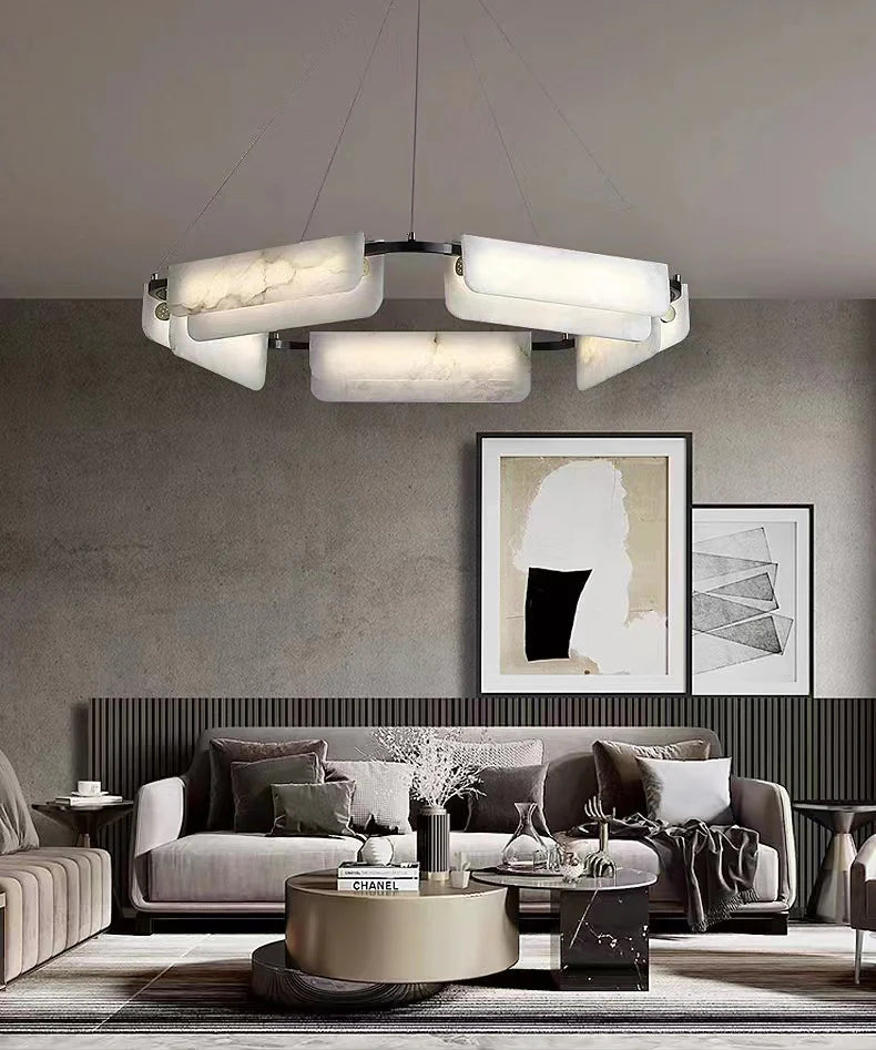 Alabaster Modern Chandelier
