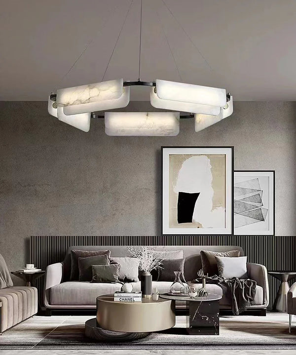 Alabaster Modern Chandelier