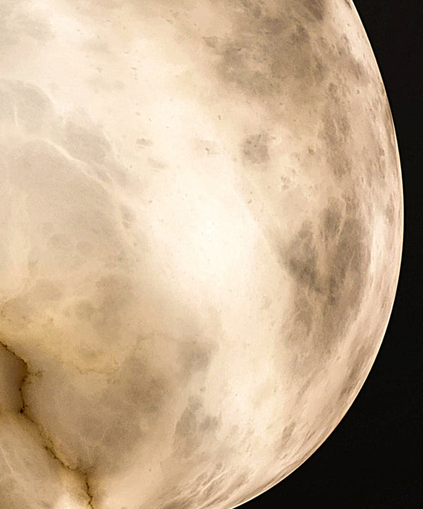 Alabaster White Raindrop Pendant Light