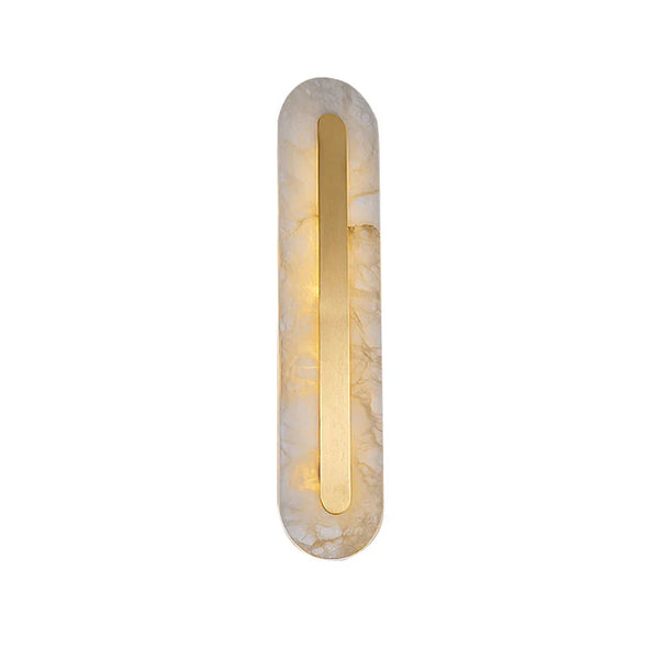 Alabaster Rounded Wall Light