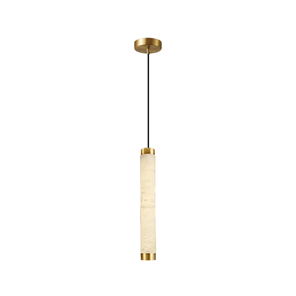 Strip Alabaster Chandelier