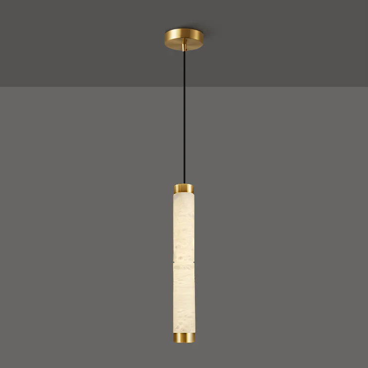 Strip Alabaster Chandelier