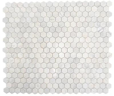 Palia White Dolomite Mosaic Tile 2