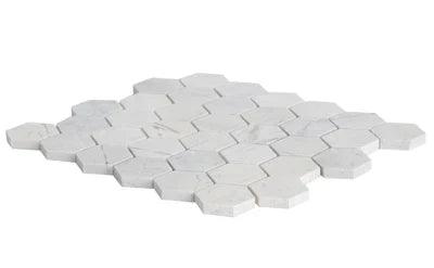 Palia White Dolomite Mosaic Tile 2