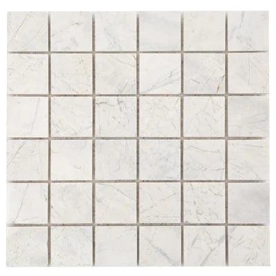 Palia White Dolomite Mosaic Tile 2