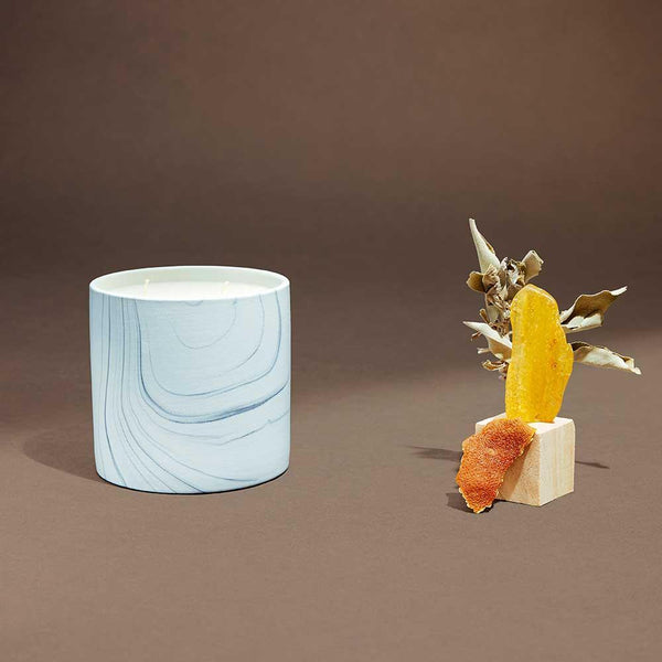 Dapper Stranger White Marble Candle 17oz - Gifts for You 'n Me