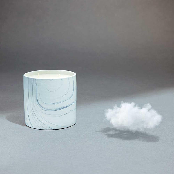 Unscented White Marble Candle 17oz - Gifts for You 'n Me