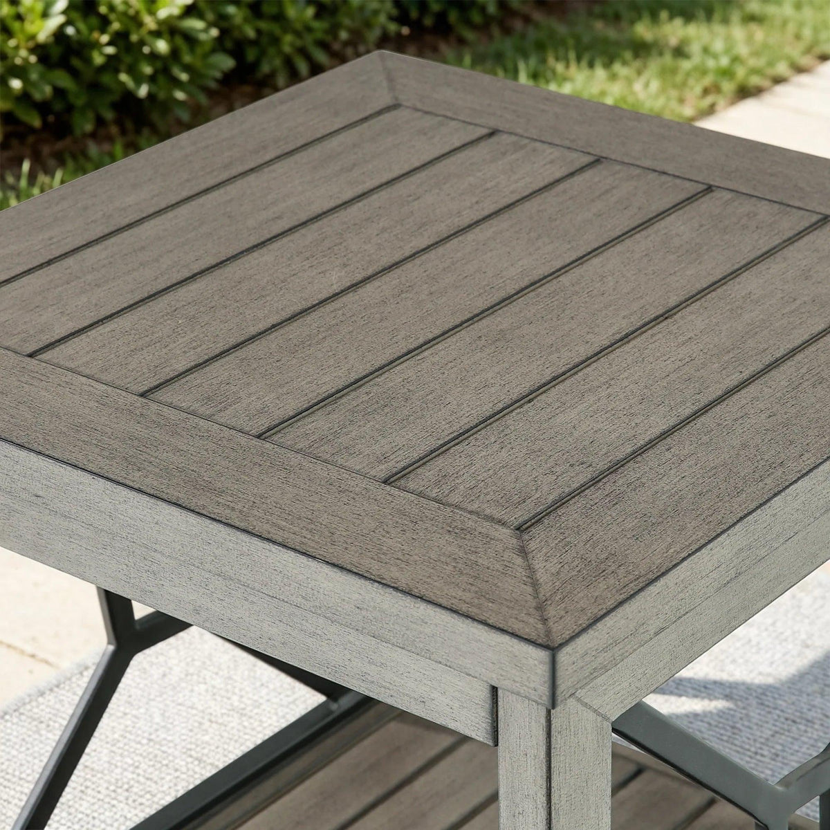 Marindo 4 Pieces Aluminum Patio Conversation Set with Sunbrella® Cushions for 5 Person