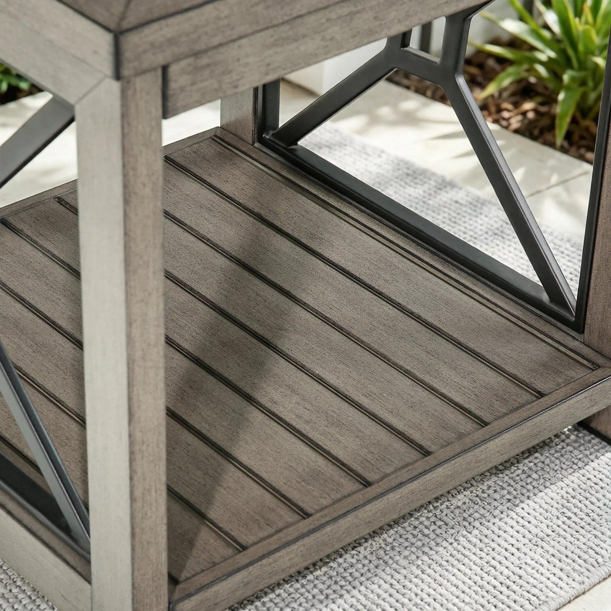 Marindo 3 Pieces Aluminum Patio Bistro Set with Sunbrella® Cushions