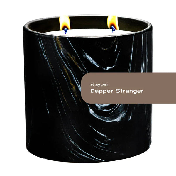 Dapper Stranger Black Marquina Candle 17oz - Gifts for You 'n Me