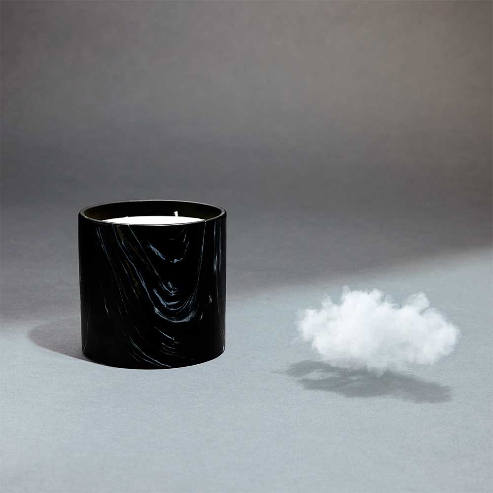 Unscented Black Marquina Candle 17oz