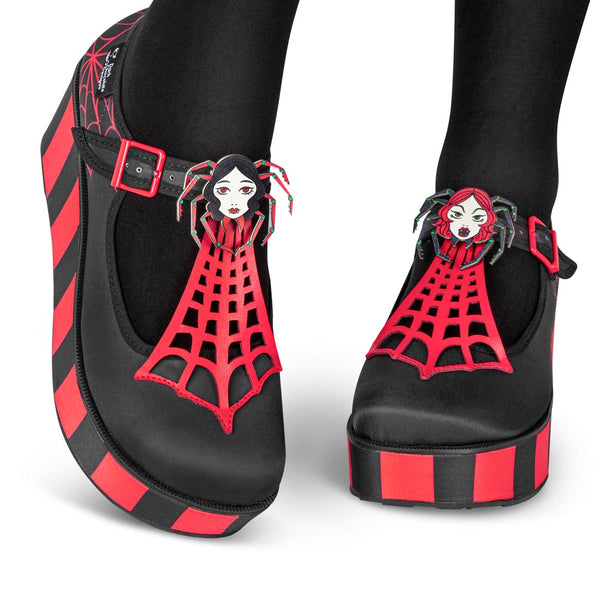 Chocolaticas® Spidora Women's Mary Jane Platform Hot Chocolate Design