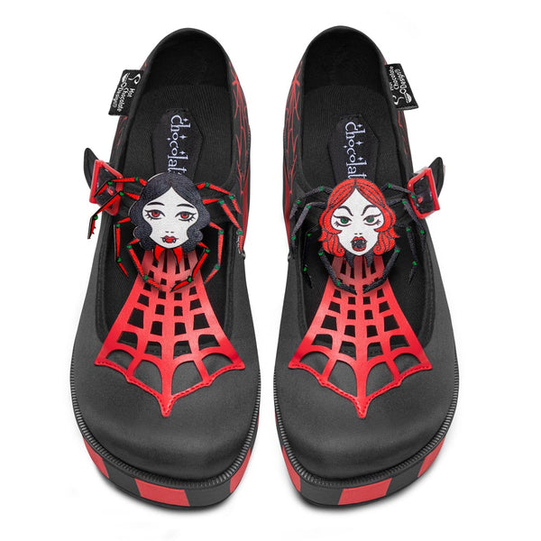 Chocolaticas® Spidora Women's Mary Jane Platform Hot Chocolate Design