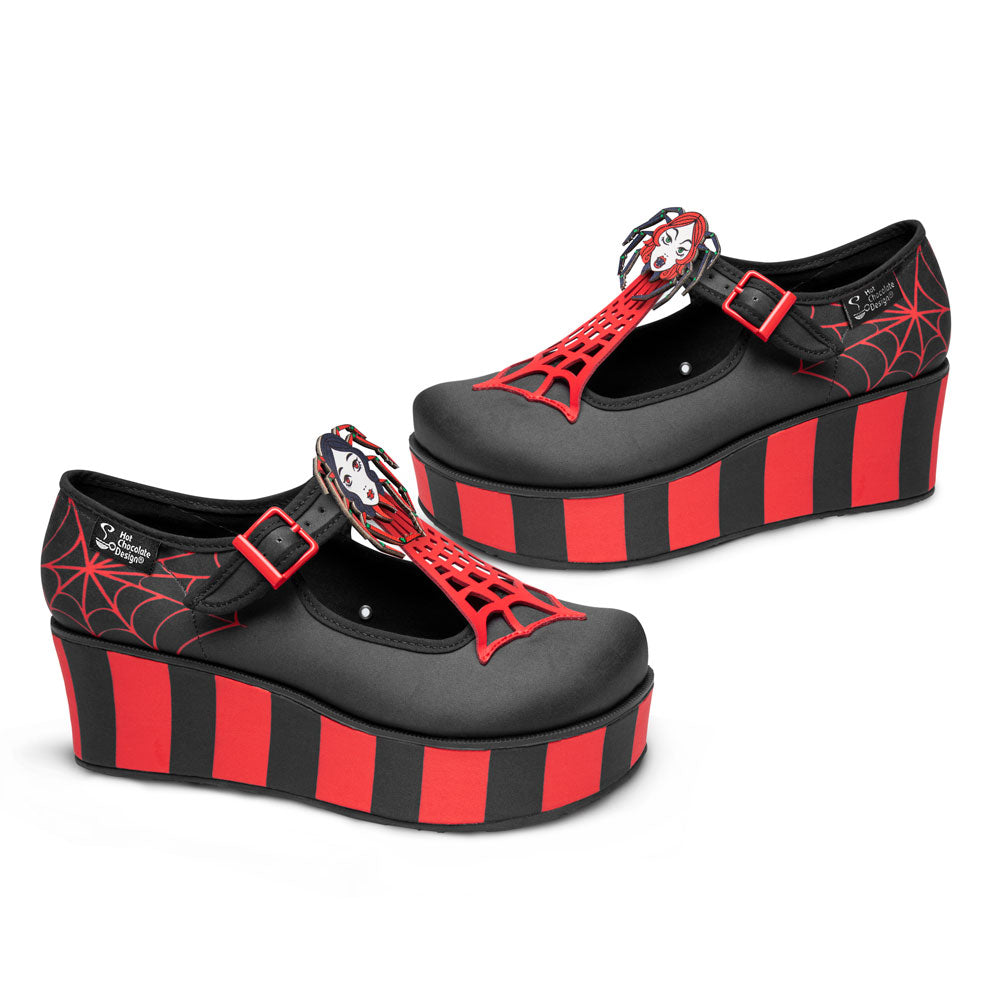 Chocolaticas® Spidora Women's Mary Jane Platform Hot Chocolate Design