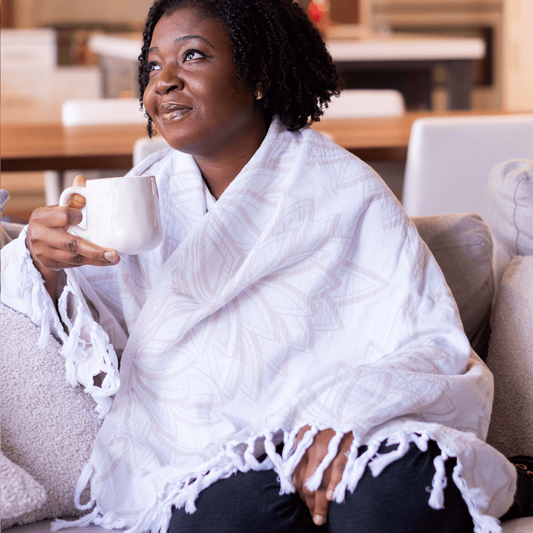 Turkish Towel | Body Towel | Grey + White