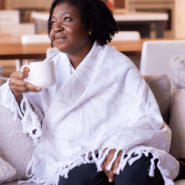 Turkish Towel | Body Towel | Grey + White