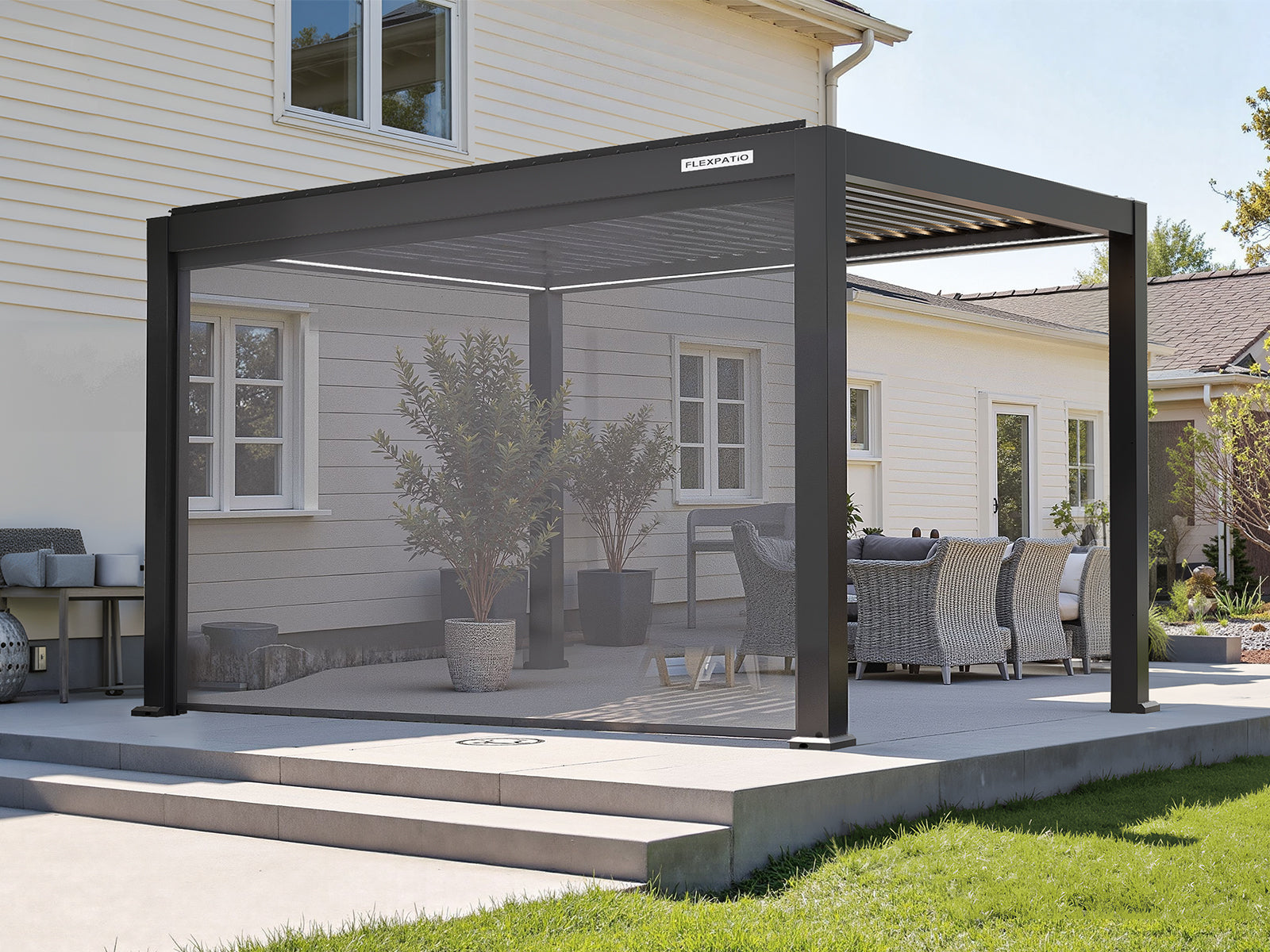 Manual Roller Shades FlexPatio