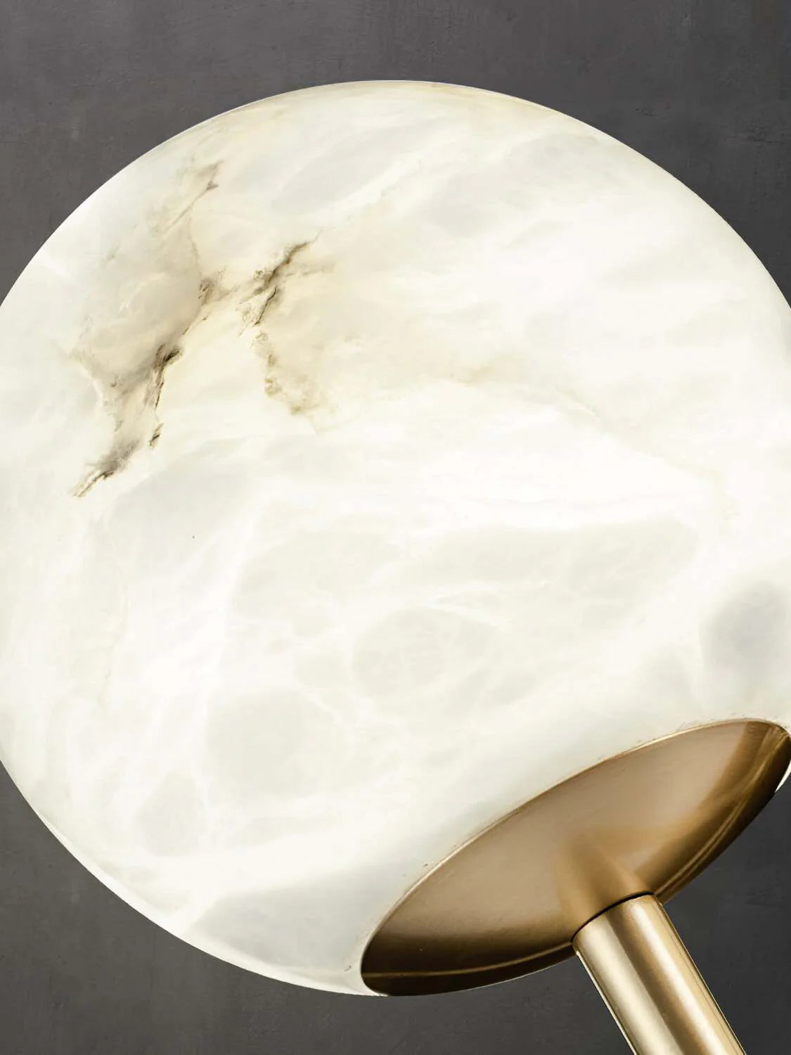 Alabaster Maytoni Erich Brass Chandelier