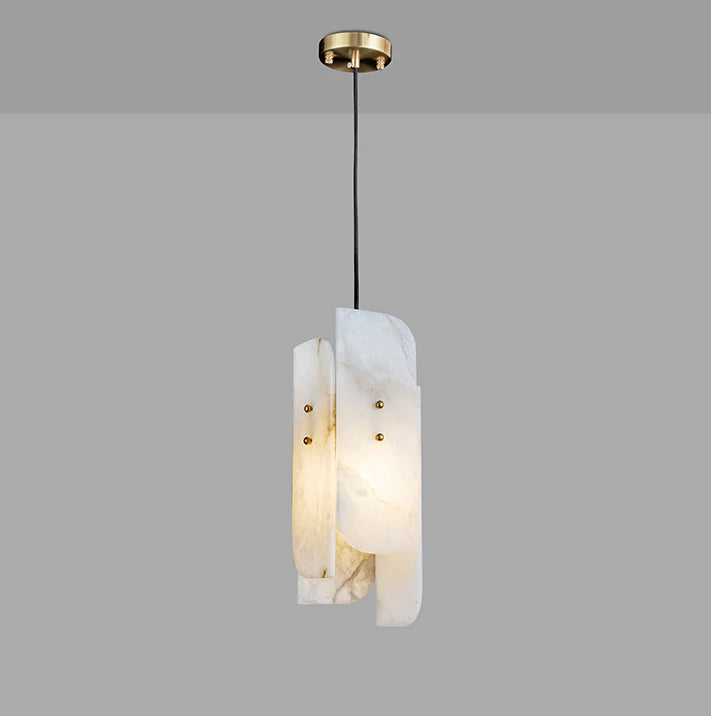 Megalith Mini Alabaster Pendant Light
