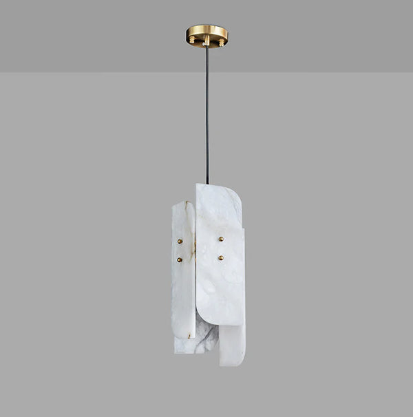Megalith Mini Alabaster Pendant Light