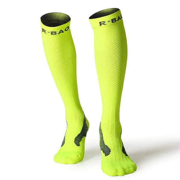 Men/Women Leg Support Stretch Sport Socks Compression Knee High Socks High-quality Runing Marathon Cycling Sock