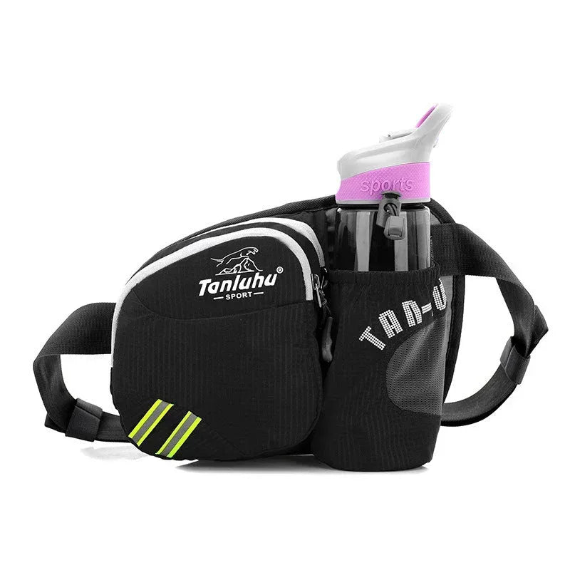Wautton Outdoor Hiking Walking Waist Pack With Bottle Holder