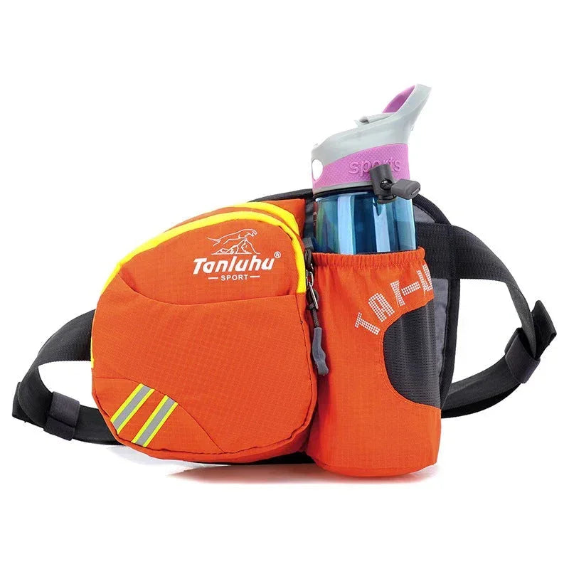 Wautton Outdoor Hiking Walking Waist Pack With Bottle Holder
